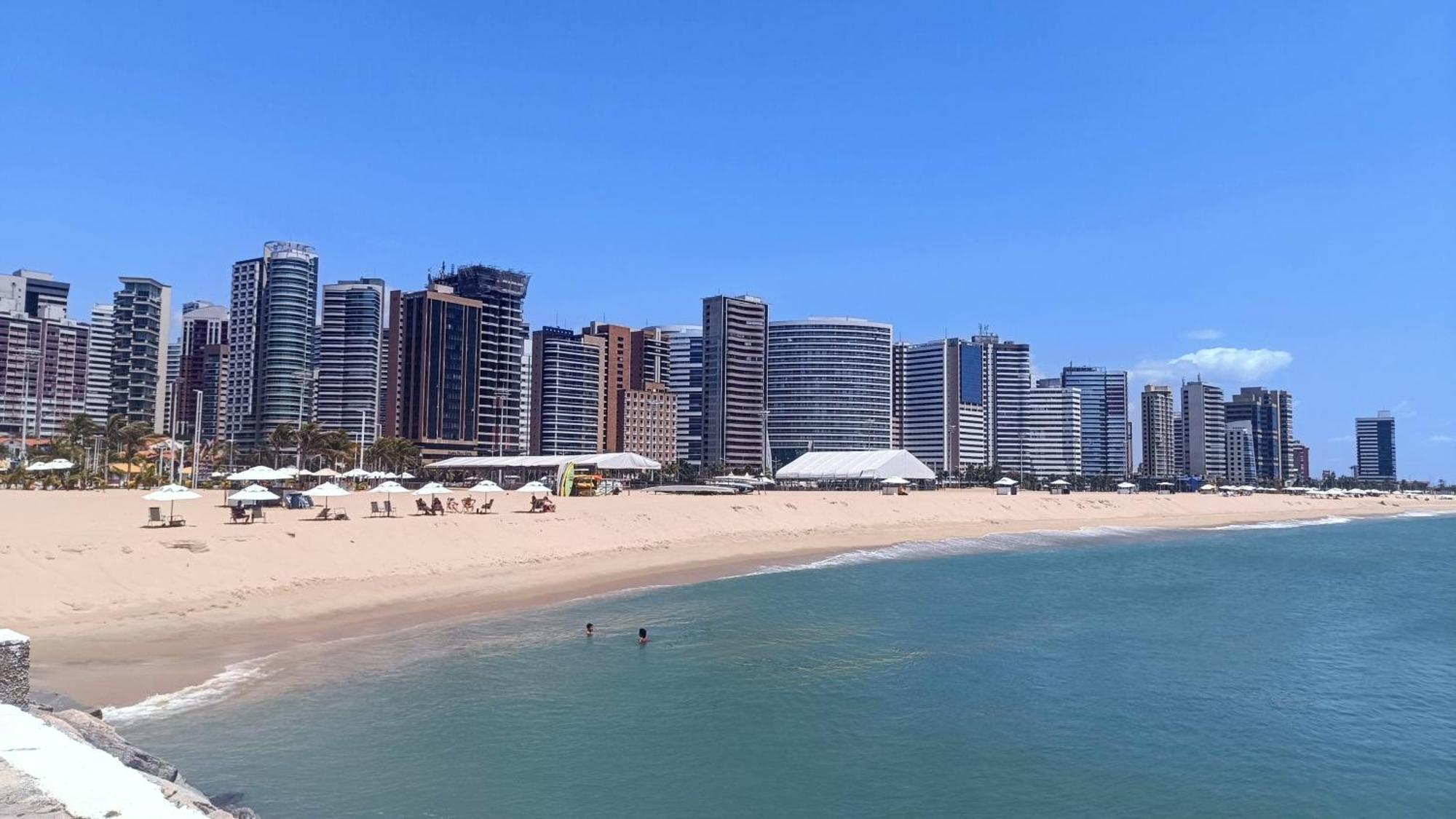 Excelente Apto Com Vista Mar Na Praia De Iracema Fortaleza  Luaran gambar